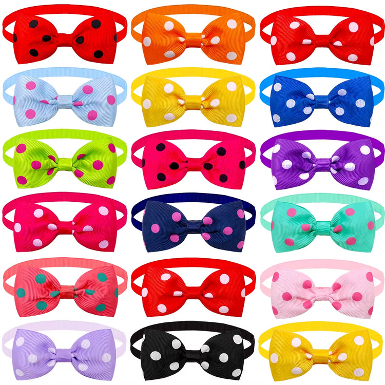 20Pcs Dog Acccessories Dog Bow Tie Bulk Dog Collar Bow Dog Bowtie Small Dog Cat Pet Supplies Dog Fashion Accessoreis Bow