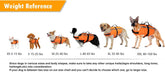 Dog Life Preserver Dog Life Jacket Dog Life Vest Dog Floatation Swimming Vest (Orange 2021, Large)