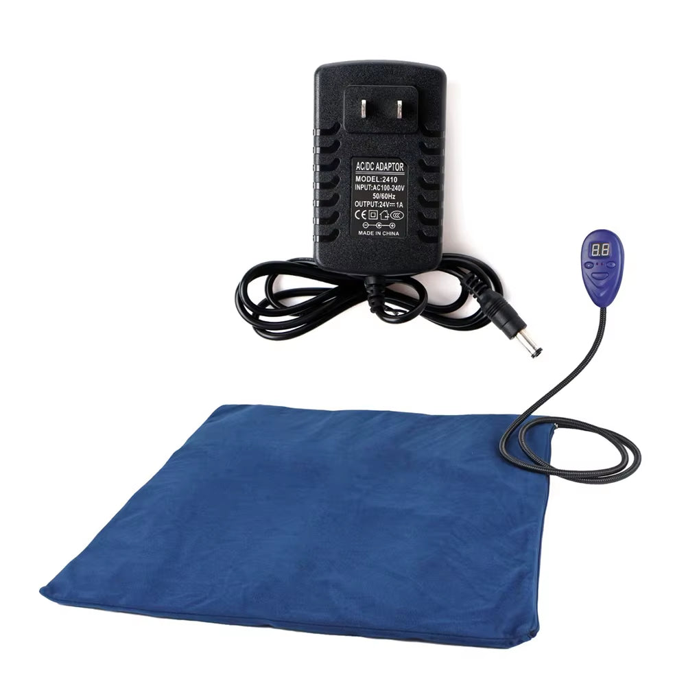Dog Adjustable Electric Heating Pad Temperature Waterproof Heated Warm Mat Pet Electric Blanket Winter Puppy Sleeping Supplies