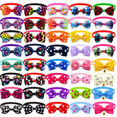20Pcs Dog Acccessories Dog Bow Tie Bulk Dog Collar Bow Dog Bowtie Small Dog Cat Pet Supplies Dog Fashion Accessoreis Bow