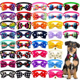 20Pcs Dog Acccessories Dog Bow Tie Bulk Dog Collar Bow Dog Bowtie Small Dog Cat Pet Supplies Dog Fashion Accessoreis Bow