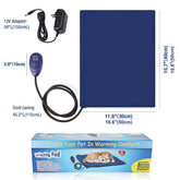 Dog Adjustable Electric Heating Pad Temperature Waterproof Heated Warm Mat Pet Electric Blanket Winter Puppy Sleeping Supplies
